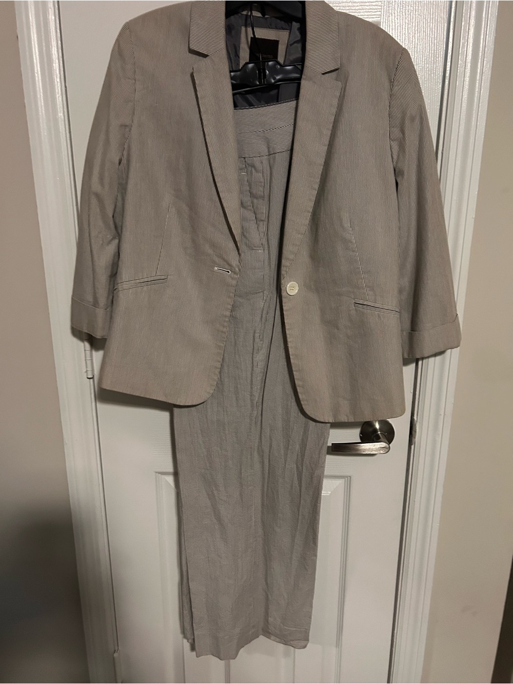 The Limited Taupe Women's Blazer and Skirt Set